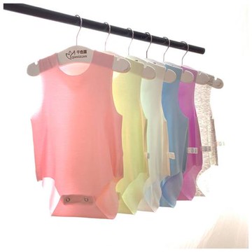 夏季薄款嬰兒三角包屁衣莫代爾棉隨心裁爬服男女寶寶連體哈衣空調