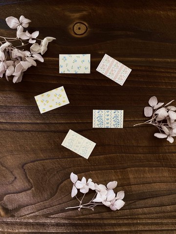 (分裝) 花田標籤貼紙捲