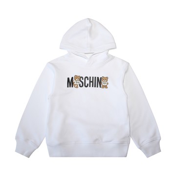Moschino - White Cotton Teddy Bear Sweatshirt