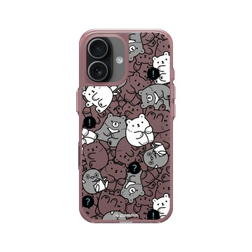 iPhone 17 Clear (相機按鈕) 晶醺玫 - 白白日記 Darylhochi - 眾裏尋他 (黑白)