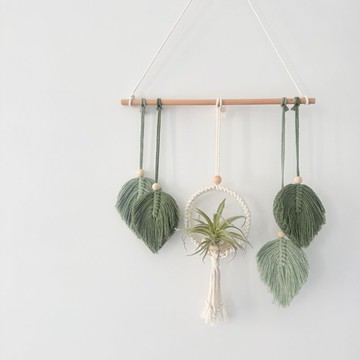 【福袋】plant holder 手工編織乾花掛件 迷你植物掛件 家居裝飾