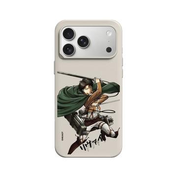 iPhone 17 Pro Max SolidX 貝殼灰 - 進擊的巨人 Attack On Titan - S2&S3 - 里維兵長