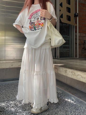 趣味印花短袖T恤 夏季新款寬鬆休閒純棉 女生上衣 大學t 韓版T 寬鬆情侶短袖T恤上衣夏慵懶風