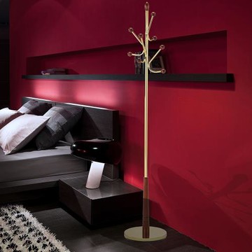 TRIPLE BEST - 青銅色實木衣帽架 - NC-F097-BR