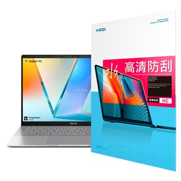 YADI 亞第 高清抗刮 16 : 10 水之鏡保護貼 ASUS Vivobook S14 S3407QA專用 PF4HC-W140 14吋  1個  301 x 188mm