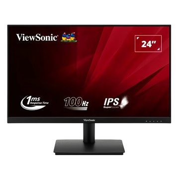 ViewSonic 優派 24型窄邊寬螢幕 FHD HDMI 100Hz IPS 1ms反應時間 極簡無邊框設計 178度廣角視野  VA240-H