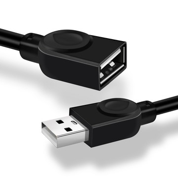 A公 - A母(1m以下) 【宅配免運】USB2.0 A公對A母延長線-0.5米