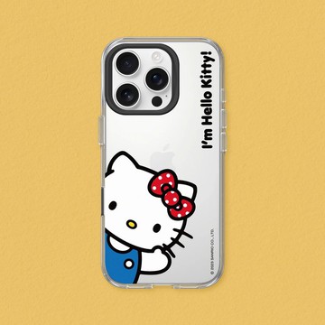 Clear抗黃化透明防摔手機殼∣I'm Hello Kitty! for iPhone
