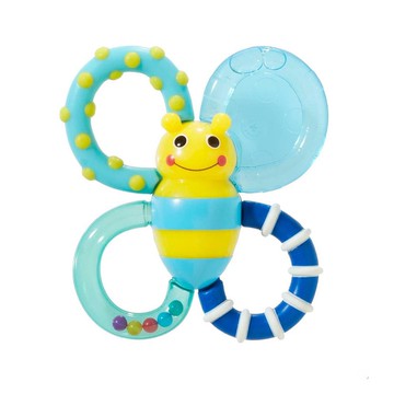 akachan honpo - Sassy固齒器-蜜蜂-藍色