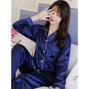 2024年新款春秋睡衣女冰絲長袖薄款大碼胖mm200斤夏季套裝家居服