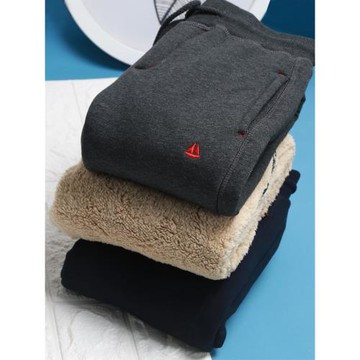 清倉 男童加絨運動褲冬兒童一體羊羔絨長褲中大童棉褲一條過冬