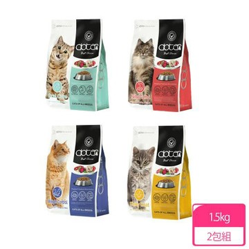 【doter 寵愛物語】寵愛貓飼料1.5kg*2包組