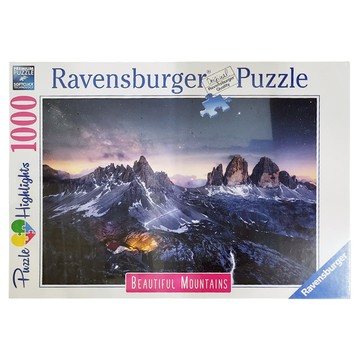 Ravensburger 維寶 拼圖  1000片  拉瓦雷多三尖峰  1盒