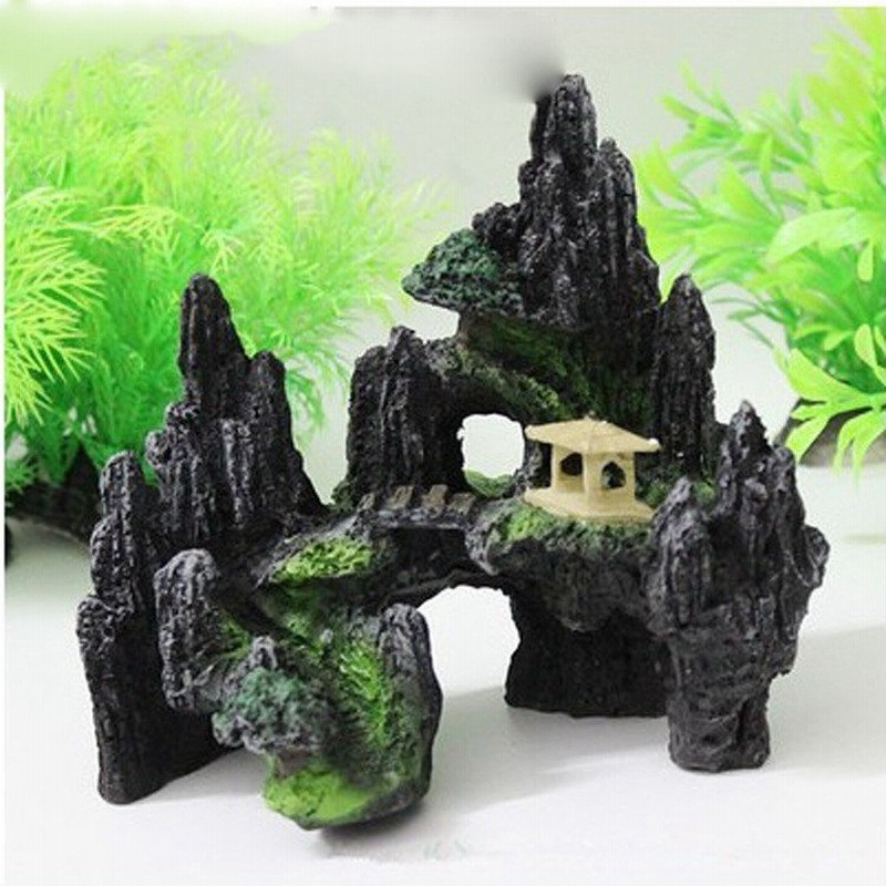熱帯魚 水槽 置物 装飾 飾り アクアリウム オーナメント 隠れ 家 海底 金魚 リアル 人工 岩 通販 Lineポイント最大0 5 Get Lineショッピング