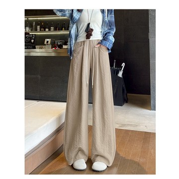 BAi白媽媽 奶芙山本褲／肌理感闊腿彎刀褲M-XL號－台灣現貨 隔日到貨【356197】