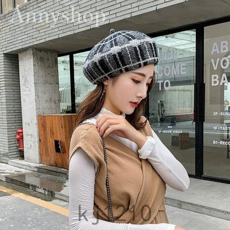 ベレー帽 チェック柄ハット 帽子 レディース ベレー キャップ ぼうし 可愛い ベレー ハット 保温性 暖か 小顔効果 春 秋 冬 新作 通販 Lineポイント最大0 5 Get Lineショッピング