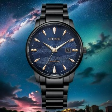 CITIZEN 星辰 Hebe田馥甄配戴款 天川銀河 光動能都會女性手錶 中性錶 七夕寵愛季 送禮推薦 BM7595-89L