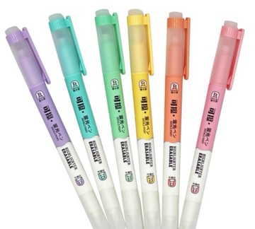 TEMPO 節奏 H-1504 可擦拭螢光筆 6色套組 新品上市!【APP滿額下單10%點數(單一帳號最高5000點)】1/31止