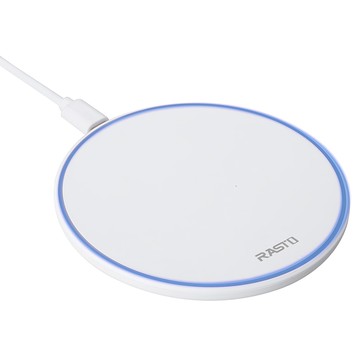 RASTO 10W快充無線充電盤 RB18 97 x 97 x 6.6mm 67g  白色  1個