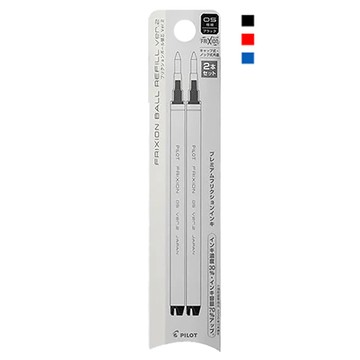 百樂PILOT ZONE按鍵魔擦筆替芯/LFBKRF-50F-2B/黑/0.7mm/2入/包