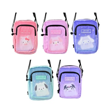 三麗鷗Sanrio 貓幽靈 斜背包-凱蒂貓/美樂蒂/大耳狗/帕恰狗/酷洛米