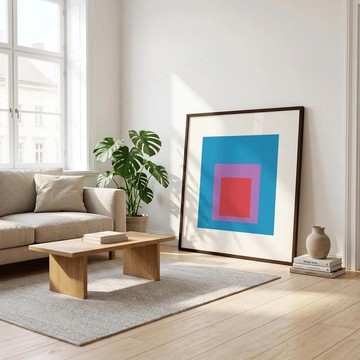 【藝術掛畫】the Square (Solar Resonance) | Josef Alber