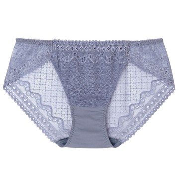 une nana cool-無鋼圈364系列 M-L中低腰三角褲(灰)-US1510LG