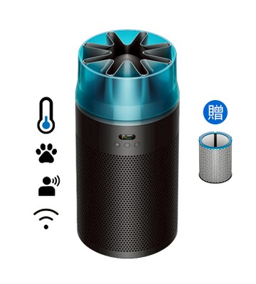 【全新現貨上市】Dyson HushJet™ Purifier Compact 噴射氣流空氣清淨機 HJ10 (冰川藍)