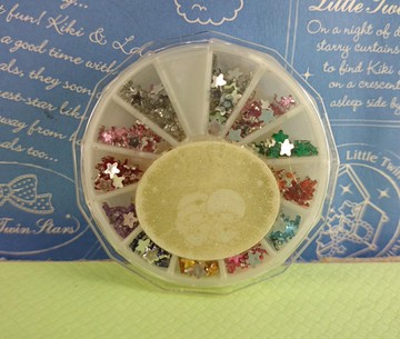 【震撼精品百貨】Little Twin Stars KiKi&LaLa 雙子星小天使 指甲飾品 震撼日式精品百貨