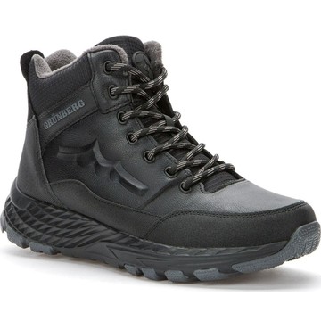 GRUNBERG BLACK CASUAL CLOSED BOOTIES 黑色男款鞋子