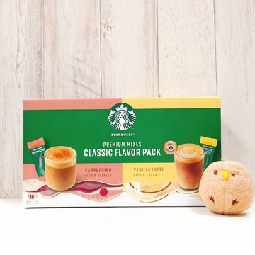 COSTCO代購 好市多 Starbucks 星巴克 特選風味拿鐵組 卡布奇諾 香草拿鐵 香草 即溶咖啡 三合一 拿鐵