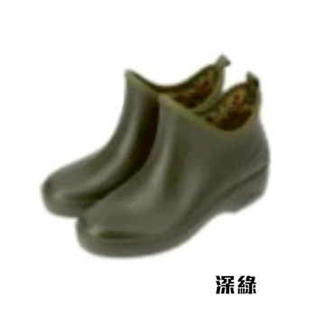 日本製 MARURYO日本製抗菌速乾材質 時尚雨鞋/雨靴(綠盒)-深綠