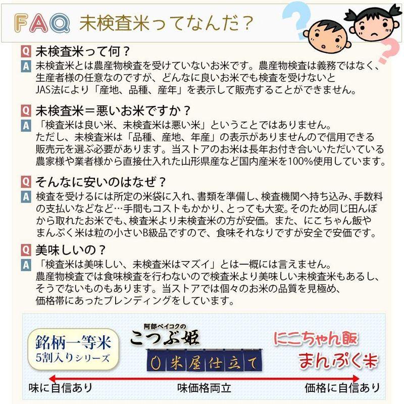 精米 無洗米 5kg こつぶ姫 山形県産 白米