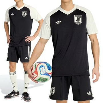 Adidas Jfa A Preshi 男款 黑白色 足球 世界盃 日本 客場 吸濕 排汗 運動 短袖 KA6788