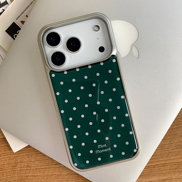 深綠 環氧樹脂 iPhone 手機殼 MagSafe