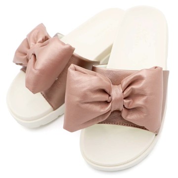 CONNIFE 可妮妃 夢幻小公主拖鞋 中大童 金白 R8083 (Q139-29)