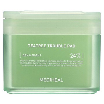 MEDIHEAL, 茶樹肌膚問題緩解棉片，100 片，5.74 液量盎司（170 毫升）