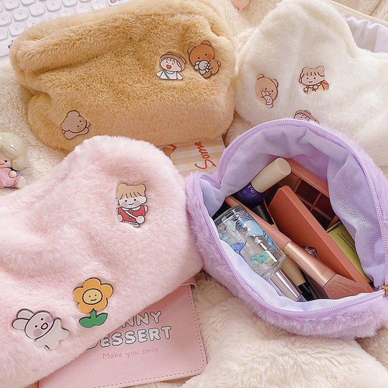 ぬいぐるみ化粧品袋韓国学生スクール鉛筆ケース女の子大容量収納袋女性旅行化粧ポーチホルダー女の子のギフト 通販 Lineポイント最大0 5 Get Lineショッピング