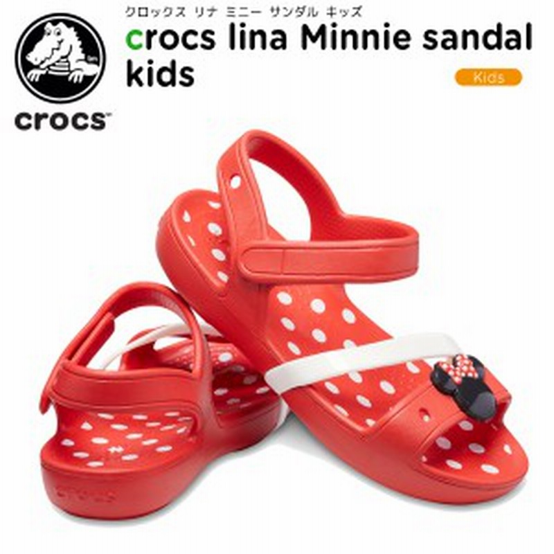 クロックス Crocs クロックス リナ ミニー サンダル キッズ Crocs Lina Minnie Sandal Kids キッズ サンダル シューズ 子供用 C A 通販 Lineポイント最大1 0 Get Lineショッピング