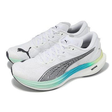 慢跑鞋 Deviate Nitro 3 寬楦 男鞋 白 黑 綠 氮氣中底 碳板 輕量 回彈 運動鞋 378449-07