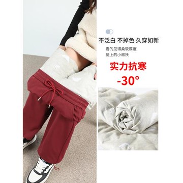 工裝羽絨褲女冬季新款外穿高腰顯瘦白鴨絨保暖防風兩穿休閑運動褲