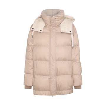 Brunello Cucinelli - Dark Beige Puffer Down Jacket