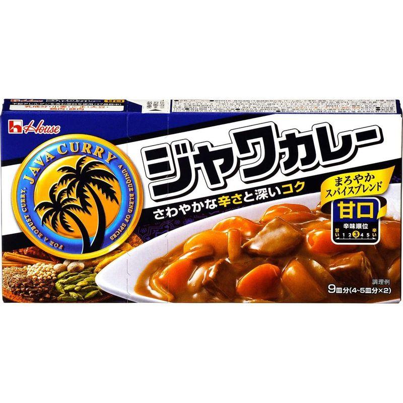 ハウス ジャワカレー 甘口 185g×3個