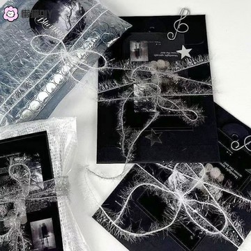 懶貓diy🎀 銀色玻璃絲打包綫捆綁裝飾綫出物禮品打包DIY輔料高顔值銀色絲帶