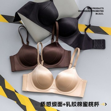 【臺灣出貨👙】6211無痕內衣女小胸聚攏顯大加厚5CM平胸專用防下垂無鋼圈文胸罩【伊娜美】