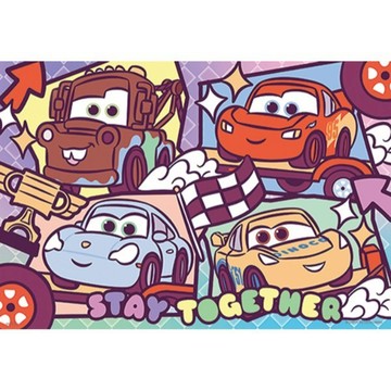 蝦皮隔日到貨 迪士尼Disney 300片拼圖-汽車總動員 墊腳石購物網