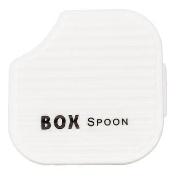 E.dot 防塵翻蓋飯勺架  10 x 4.5 x 9.9cm  白色  1個