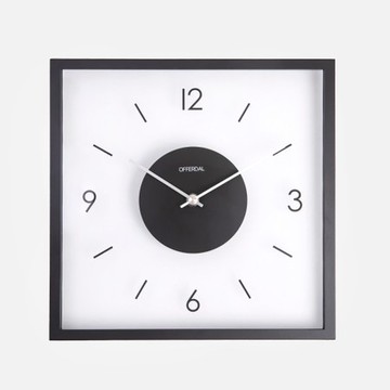 日本INTERFORM Laturi壁鐘28cm 黑