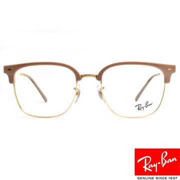 RayBan 雷朋 光學眼鏡 RB7216F 8342-53mm 紳士眉框 木村拓哉同款 - 金橘眼鏡