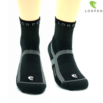 Lorpen T3 Coolmax健行短襪 T3LSG(II) 黑色